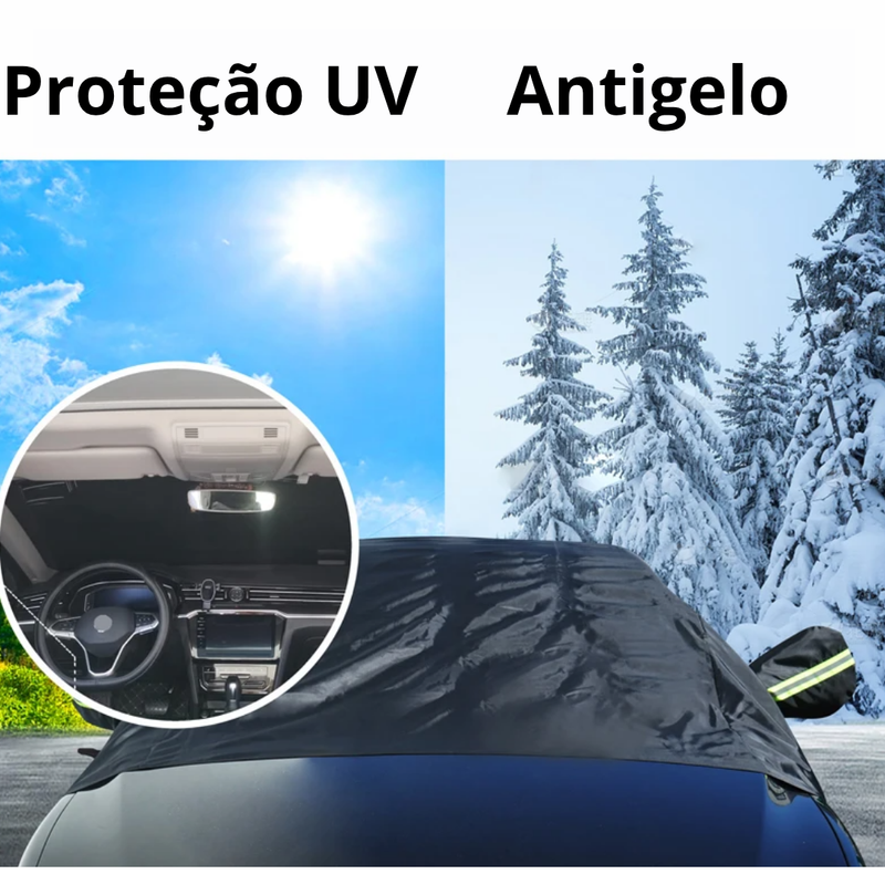 Universal oxford tecido frente do carro pára-brisas capa de pára-brisa do carr
