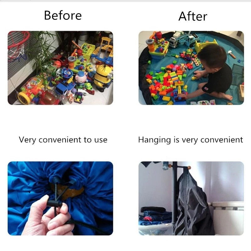Saco de armazenamento, organizador de brinquedos grande