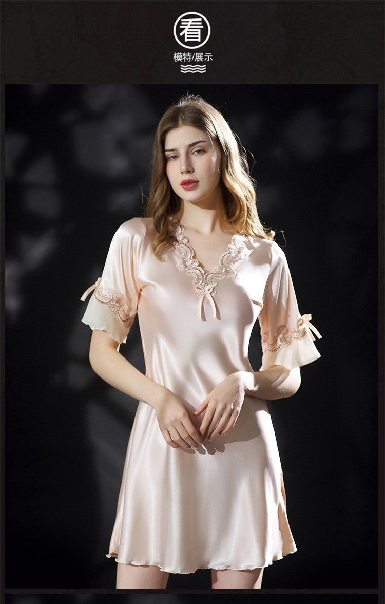 Camisola feminina de cetim